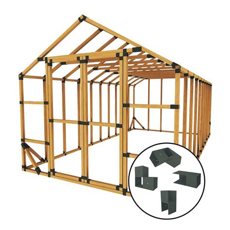 metal brackets to build a shed|shed frame kit with lumber.